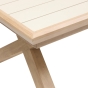 Table de jardin extensible rectangulaire AXIOME Argile / Honey