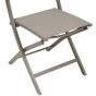 Chaise de jardin pliante ESSENTIA Noisette / Café