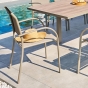 Fauteuil de jardin PIAZZA Noisette / Café