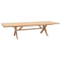 OFFRE SPECIALE : Table de jardin Extensible rectangulaire XENIA Eucalyptus 12p + 8 Fauteuils TEMEIRA Acacia