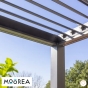 OFFRE SPECIALE : PERGOLA BIO-CLIMATIQUE ALU 3x3M + RIDEAUX OFFERTS