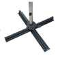 PARASOL EQUADOR 4X3M ANODISE / ARDOISE