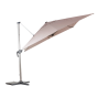 PARASOL EQUADOR 4X3M ANODISE / TAUPE