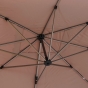 PARASOL EQUADOR 4X3M ANODISE / TAUPE