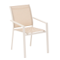 OFFRE SPECIALE : Table de jardin extensible ÉVASION Effet bois Lin / Argile + 6 Fauteuils Essentia Lin / Argile