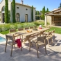 Table de jardin extensible XENIA Acacia 12p