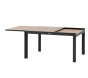 OFFRE SPECIALE : TABLE EXTENSIBLE COULISSANTE EVASION 10P ALU HONEY / GRAPHITE + 6 FAUTEUILS ESSENTIA ANTHRA/GRAPH