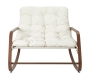 FAUTEUIL BASCULE GEANT EFFET BOIS