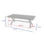OFFRE SPECIALE : Table de jardin extensible AXIOME Effet bois Noix & Graphite + 6 Fauteuils Essentia Graphite