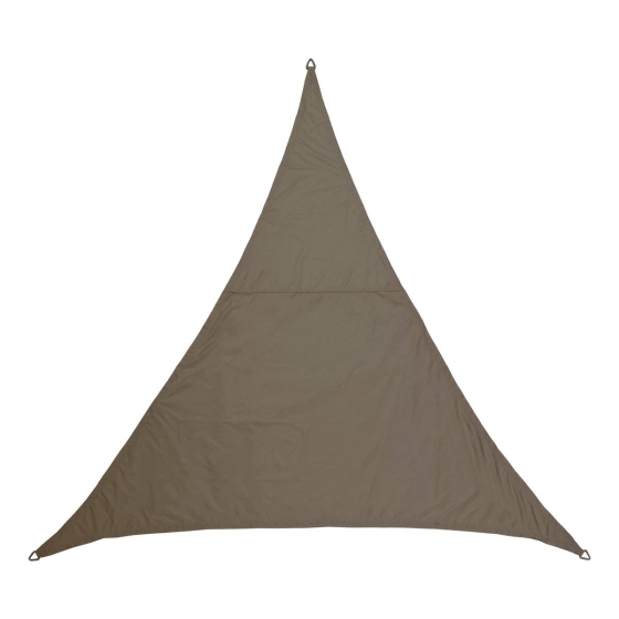 Voile d'ombrage triangulaire ELYORA Gris Ardoise