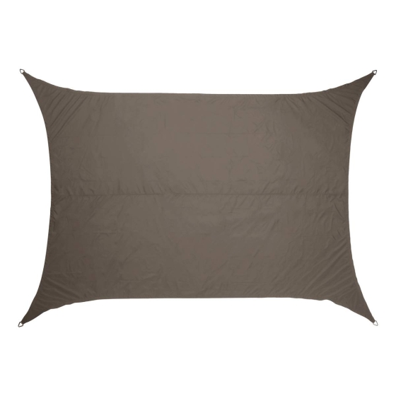 Voile d'ombrage rectangulaire ELYORA Gris Ardoise
