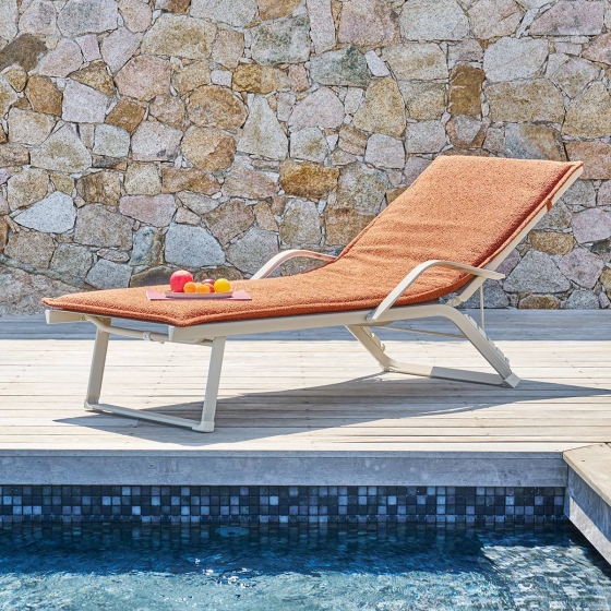 Coussin pour transat SOLFIA Acajou