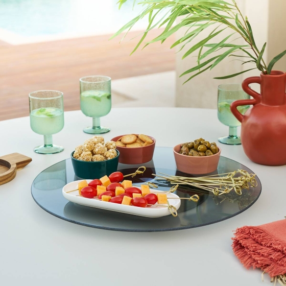 Plateau tournant Transparent