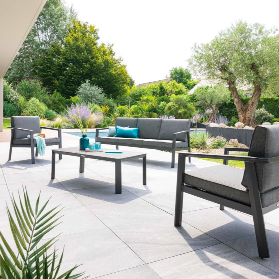 Salon de jardin Pavane Graphite