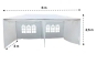 TONNELLE BOBI 3X6M BLANC
