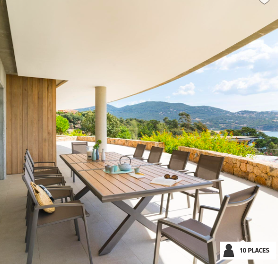 OFFRE SPÉCIALE : Table extensible Axiome Honey / Praline 10 pers + 6 fauteuils Essentia Wenge / praline