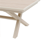 OFFRE SPECIALE : Table de jardin Axiome Extensible 10p Lin et Argile + 6 Fauteuils Essentia Lin / Argile
