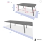 OFFRE SPÉCIALE : Table de jardin extensible PAVANE Pécan / Graphite 10p + 6 fauteuils Piazza Graphite