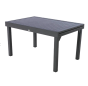 OFFRE SPÉCIALE : Table de jardin extensible Piazza 10 pers + 6 fauteuils Piazza Anthracite & Graphite