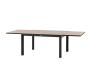 OFFRE SPECIALE : TABLE EXTENSIBLE COULISSANTE EVASION 10P ALU HONEY / GRAPHITE + 6 FAUTEUILS ESSENTIA ANTHRA/GRAPH