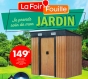 ABRI JARDIN GALVA 2,3M2 EFFET BOIS