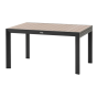 OFFRE SPECIALE : TABLE EXTENSIBLE COULISSANTE EVASION 10P ALU HONEY / GRAPHITE + 6 FAUTEUILS ESSENTIA ANTHRA/GRAPH