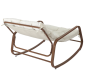 FAUTEUIL BASCULE GEANT EFFET BOIS