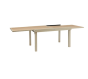 OFFRE SPÉCIALE : Table Extensible Piazza 10 pers Argile + 6 fauteuils Piazza Lin / Argile