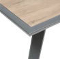 OFFRE SPECIALE : Table de jardin PAVANE Extensible 10p Truffe/Graphite + 6 Fauteuils Essentia Graphite