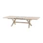 OFFRE SPECIALE : Table de jardin Axiome Extensible 10p Lin et Argile + 6 Fauteuils Essentia Lin / Argile