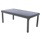 OFFRE SPÉCIALE : Table de jardin extensible Piazza verre 12 pers + 8 fauteuils Piazza Anthracite & Graphite