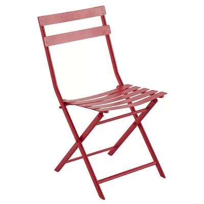 Chaise de jardin pliante Greensboro Groseille