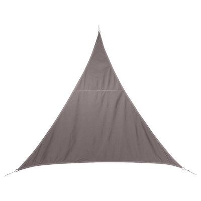 Voile d'ombrage triangulaire Curacao Taupe