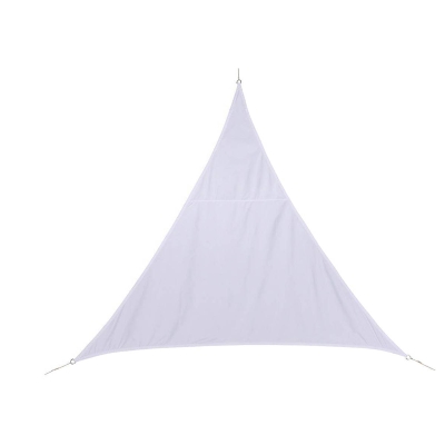 Voile d'ombrage triangulaire Curacao Blanc