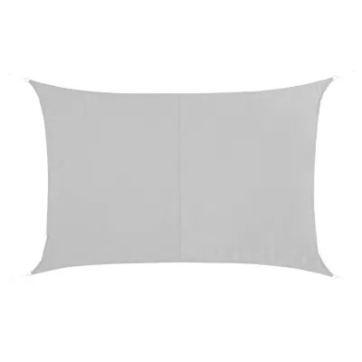 Voile d'ombrage rectangulaire Curacao Blanc
