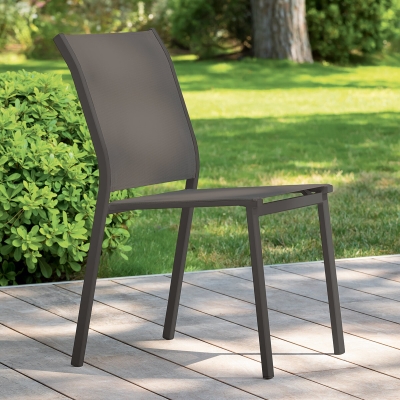 Chaise de jardin empilable Essentia Wengé & Tonka