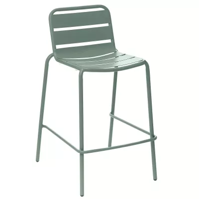 Fauteuil de bar empilable Phuket Vert olive