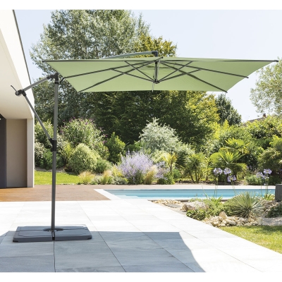 Parasol Rond 3m Inclinable │Hespéride Loompa Chez Maréco (Sarzeau