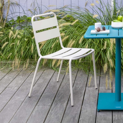 Chaise de jardin empilable Phuket Argile