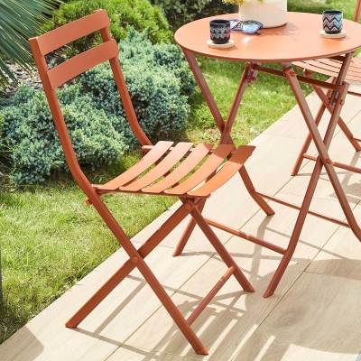 Chaise de jardin pliante Greensboro Ambre