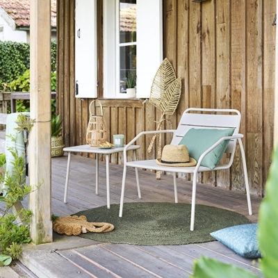 Fauteuil de salon de jardin PHUKET Argile