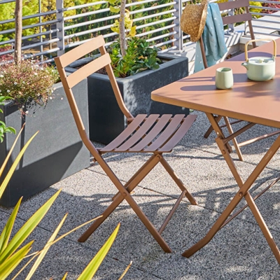 Chaise de jardin pliante GREENSBORO Bronze