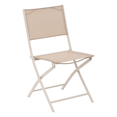 Chaise de jardin pliante MODULA Lin & Argile