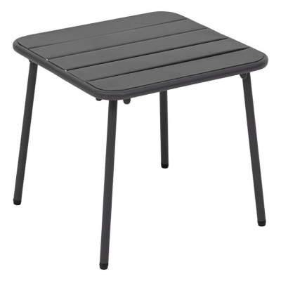 Table basse de jardin carrée PHUKET Graphite