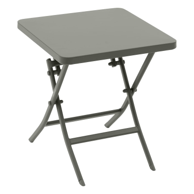 Table d'appoint de jardin carrée GREENSBORO Vert laurier