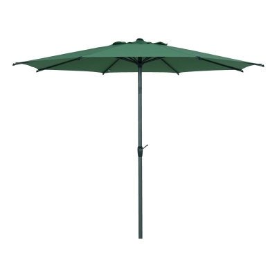 Parasol droit rond LOOMPA Vert olive / Graphite