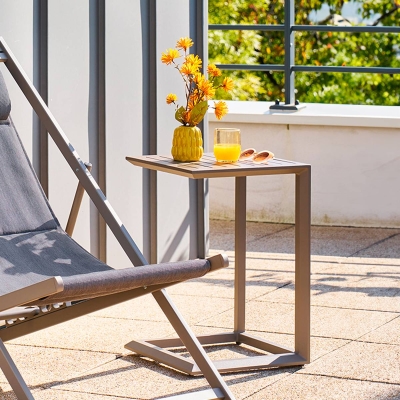 Table d'appoint de jardin carré EVASION Café