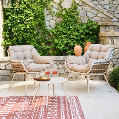 Salon duo PAOPAO Beige / Argile