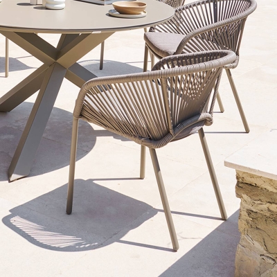 Fauteuil de jardin ORYON Café