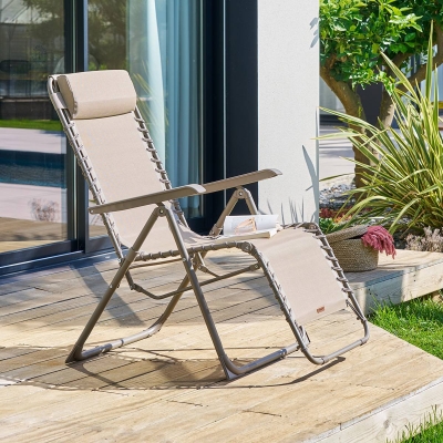 Fauteuil de jardin SILOS Noisette